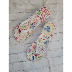 Flip Flop, size (9-10) wedge 2"   NWOT by Disney, Mickey, fun, colorful, summer